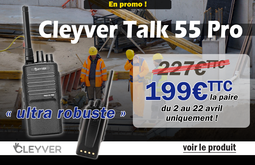 Talkie Walkie CLEYVER TALK 55 Pro